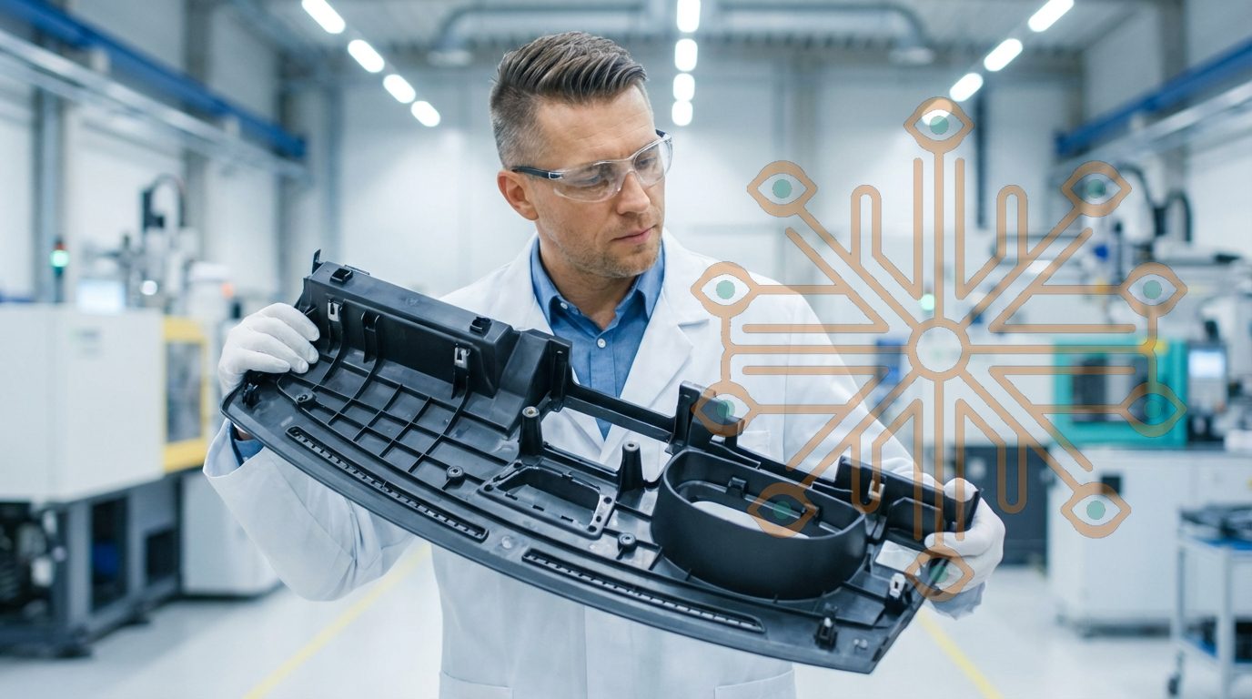 Operator przy wtryskarce